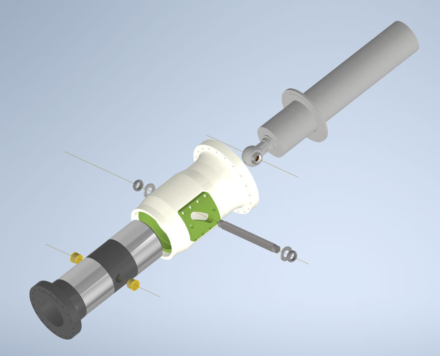 E-4660 hub blade holder and spring tube diagram